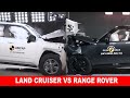 2022 Land Cruiser VS Range Rover Sport Crash test. 🔥