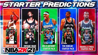 NBA 2K21 MyTEAM STARTER CARDS?! Who Do I think They Will Be??