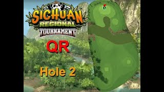 H2M Golf Clash Sichuan Regional 2025 Hole 2 Master QR FTP Hio showing all 3 angles