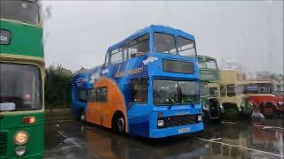 Rydabus Vintage Bus Ride In The Rain - Route 66 - Ryde Bus Museum To Ashey - Isle Of Wight #rydabus