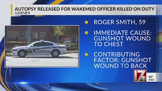 Autopsy released for WakeMed officer killed on duty