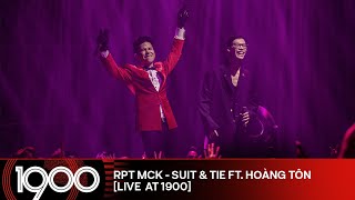 RPT MCK - Suit & Tie ft. Hoàng Tôn [LIVE @ 99% Album Listening Party at 1900] - @hoanglongmck