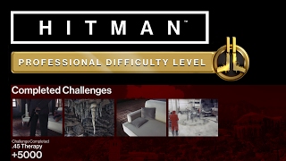 HITMAN Professional Mode Challenges - Sapienza - .45 Therapy, Fatal Reaction + 2 More