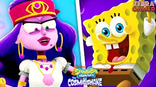 SpongeBob SquarePants The Cosmic Shake All Bosses! - Zebratastic Moments