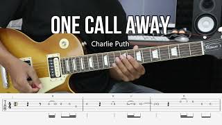 One Call Away - Charlie Puth - Guitar Instrumental Cover + Tab