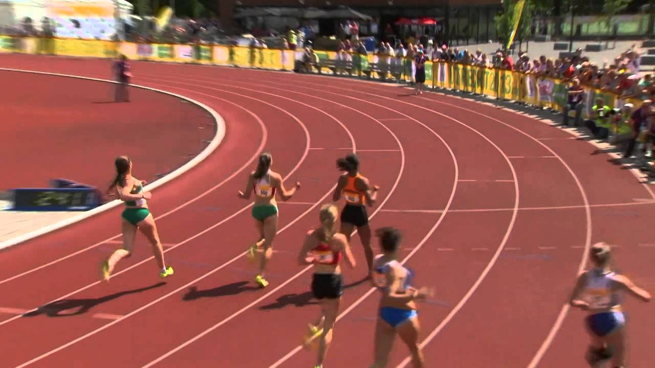 EYOF2013 ATHLETICS (G) 200M FINAL - YouTube