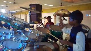 drums solo by  |10year old boy|selvin pattabiram