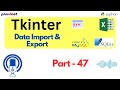 How to Use Pandas with Tkinter for data import & export : Step-by-Step Python Tutorial