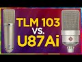 Neumann U87Ai vs. TLM 103: Similarities & differences