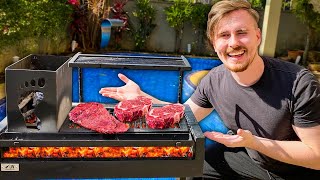 First barbecue with the new grill in the new home.