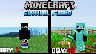 I Survived 100 Days On a SURVIVAL ISLAND in Minecraft Hardcore! (Hindi)