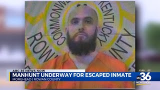 Manhunt underway for escaped inmate in Rowan County