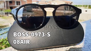 BOSS by Hugo Boss Men's Polarized Sunglasses BOSS 0973 S 08AIR