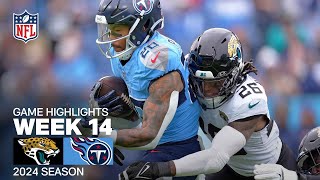 Jacksonville Jaguars vs. Tennessee Titans Game Highlights | NFL 2024 Season Week 14