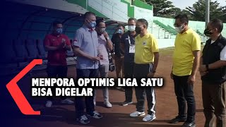 Menpora Tinjau Prokes Saat Borneo FC Latihan, Optimis Liga 1 Bisa Digelar