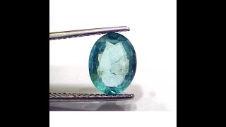 2.98 Ct Gii Certified Untreated Natural Zambian Emerald panna stone by venusjewellers.com