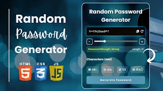 Ultimate Random Password Generator in JavaScript | Secure, Strong & Easy ๐ | Code Glitchers ๐ช