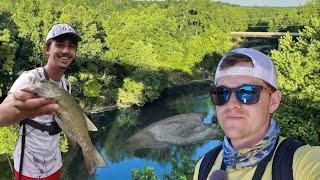 Wading a River in Illinois for Whatever Bites!!