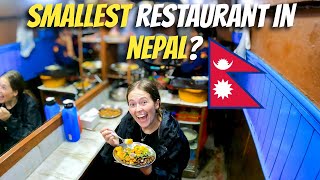 NEPAL has the SMALLEST Restaurant in the WORLD? 🇳🇵 Apparently Karl Rock's Favourite in Kathmandu