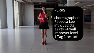 Perks line dance (Tutorial) 1/8/2024