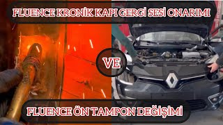 FLUENCE KRONİK KAPI GERGİ SESİ ONARIMI VE TAMPON DEĞİŞİMİ ‼️ #renault #fluence #kaporta boya #car