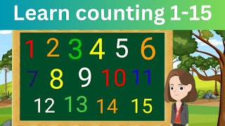 learn counting 1_15 |kids learning|#kidscartoon