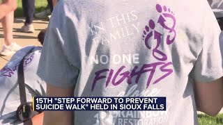 15th annual ‘Step Forward to Prevent Suicide Walk’ held in Sioux Falls
