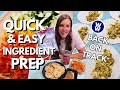 Healthy Ingredient Prep For The Week | Weight Loss Tips & Food Prep | Getting Back on Track