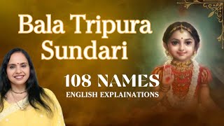 Bala Tripurasundari 108 Names Stotra with English Meaning | By Smita Venkatesh | #srividya