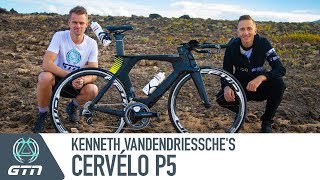 Kenneth Vandendriessche's Cervélo P5 Triathlon Bike