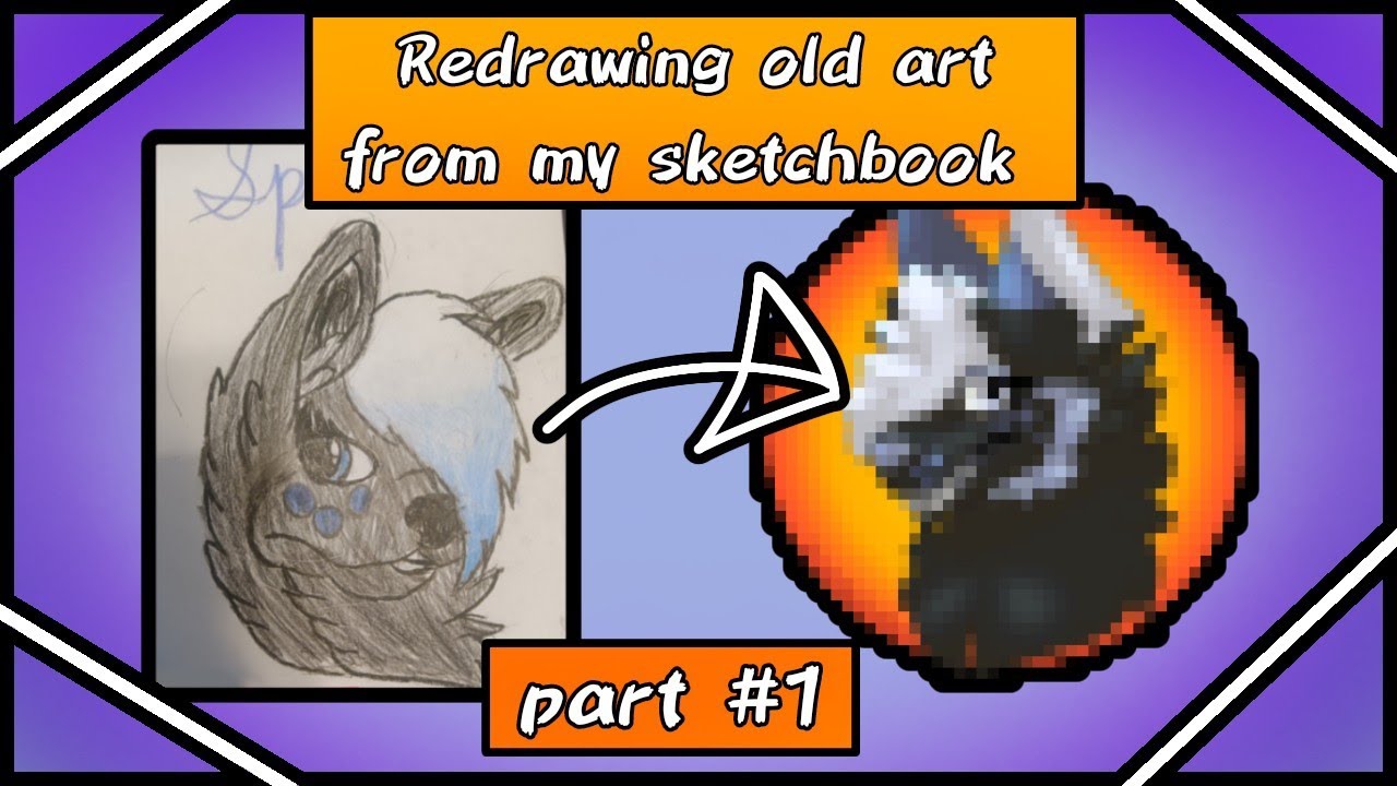Redrawing Old Art From My Sketchbook Part 1 Youtube