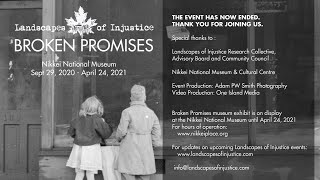 Broken Promises exhibit opening