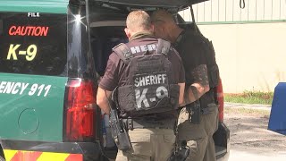 Alachua county sheriff officials are working with Gainesville police to help rebuild their k-9 un...