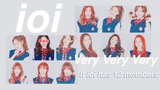 VERY VERY VERY - IF ioi HAD 12 MEMBERS (+You as 12th member)