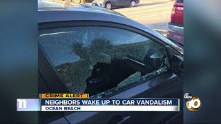 Neighbors wake up to car vandalism