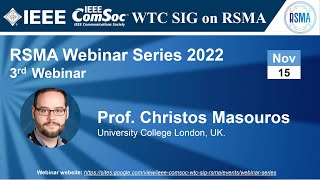 RSMA SIG Talk 11 - Prof. Christos Masouros