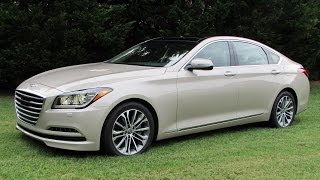 2015 Hyundai Genesis 3.8 H-Trac Start Up, Test Drive, and In Depth Review