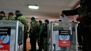 Выборы власти в Новороссии прошли относительно спокойно