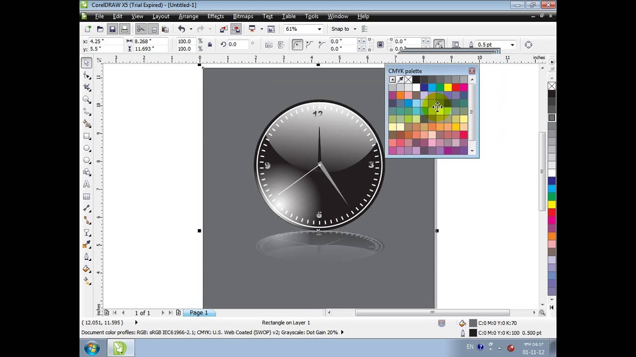 CorelDraw Compilation Tutorials - YouTube