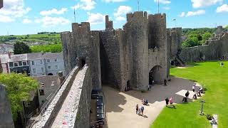 Pembroke Castle, Pembroke, Pembrokeshire, Wales, 2022