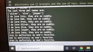 Python, Lists and Dictionaries! Mechatronics BAS