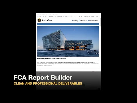Akitabox Fca Report Builder Feature Youtube