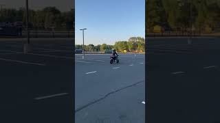 First week wheelies…looped it. Any advice appreciated. #shorts #z125  #wheelie #motorcycle