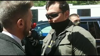 Охранник Моргенштерна подрался с журналистом во время интервью