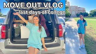 texas tech move out vlog + my last days of college (on land)