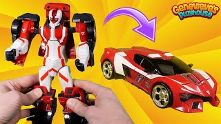 Learn Vehicle Names with Transforming Robots for Kids!