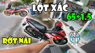 TOANBLACK TÉ XE EXCITER 72 VÀ MÀN LỘT XÁC CỦA EXCITER 65+1.5 | VLOG