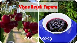 DALINDAN SOFRAYA VİŞNE 🍒 REÇELİ NASIL YAPILIR? HEM DE TAM KIVAMINDA 😊