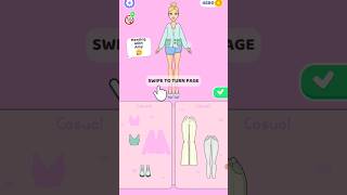 DIY paper dolls||outfit for meeting with friends #gaming #paperdolls #shorts