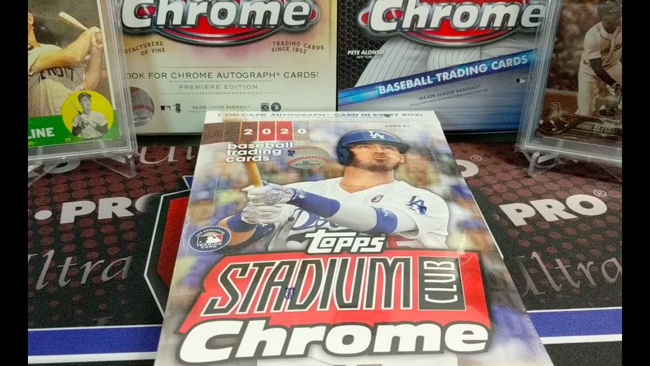 2020 Topps Stadium Club Chrome Hobby Box * Brand New For 2020 1 Auto ...